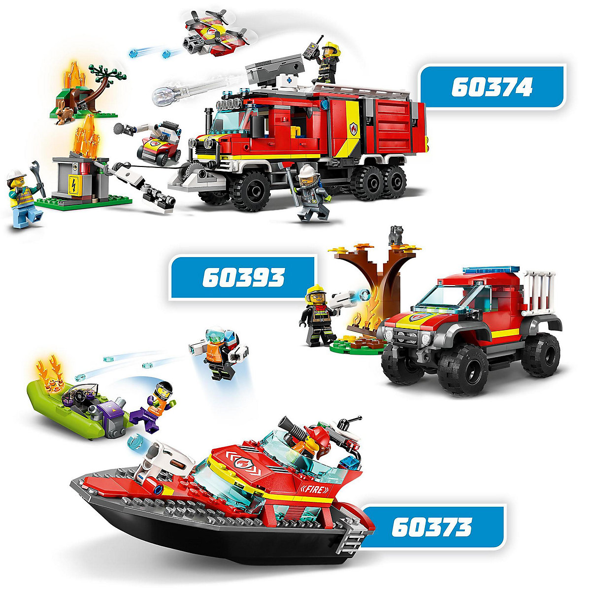 LEGO® City 60393 Feuerwehr-Pickup