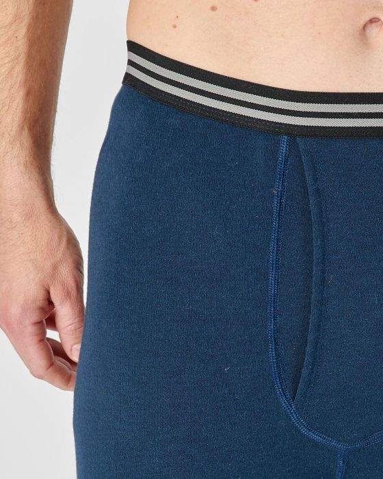 Caleçon long ouvert, molleton gratté Thermolactyl