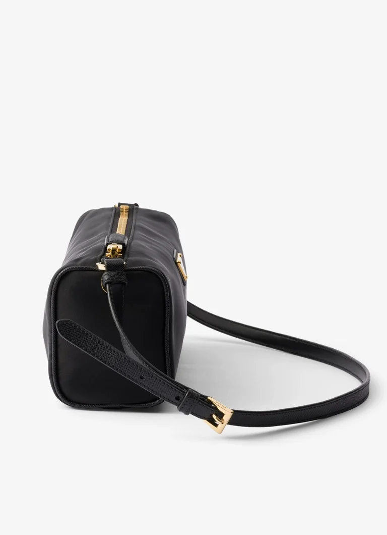 Prada Re-Nylon shoulder bag with leather details