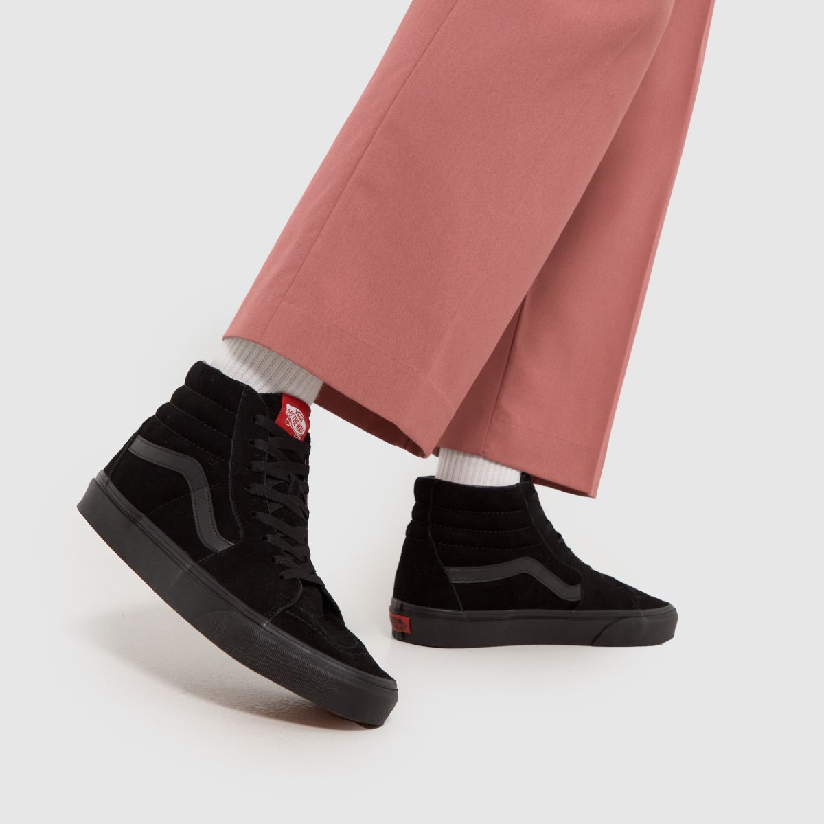 Vans – Sk8-Hi – Svarta sneakers