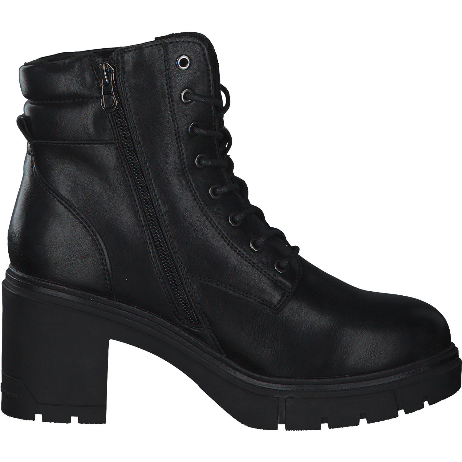 Tom Tailor 4295702, Plateau-Stiefeletten, Damen, black black