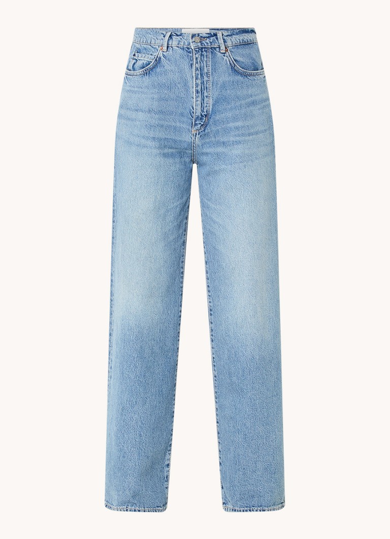 Jeans a gamba larga a vita alta Enijaa di ARMEDANGELS, realizzati in misto cotone biologico lavato.