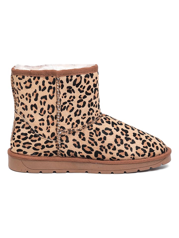 NICEBAY Leder-Winterboots 