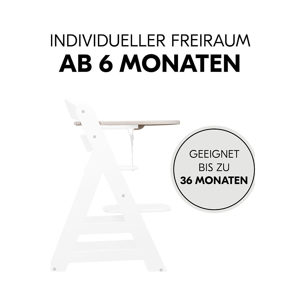Essbrett Alpha Click Tray, Speckle Beige