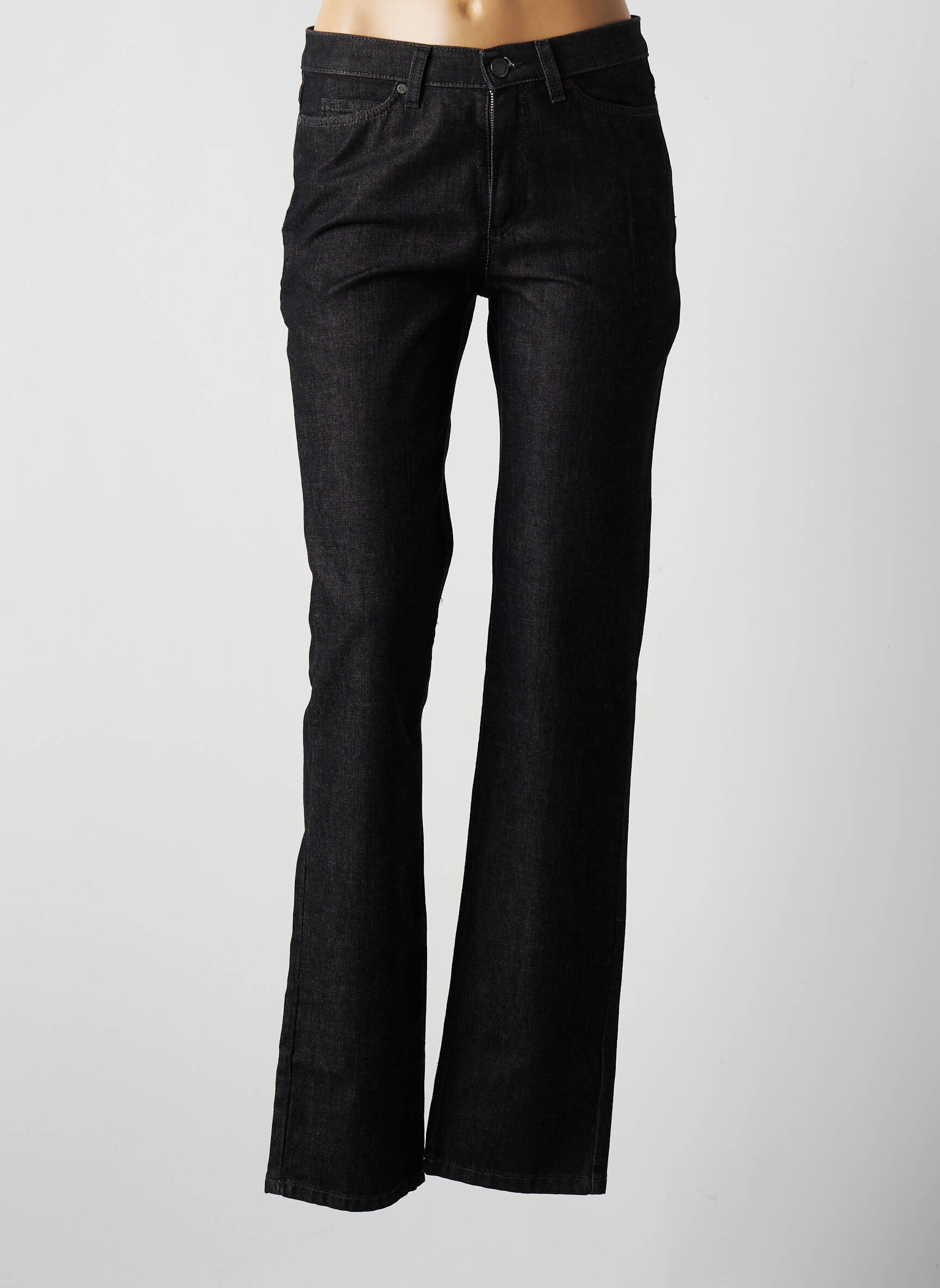Saint Hilaire Jeans Coupe Droite Femme couleur noir