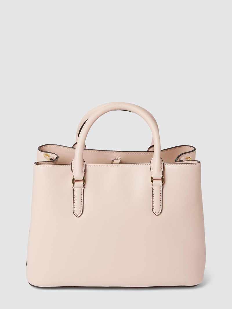 Tote Bag mit Label-Detail Modell 'MARCY' in rosé