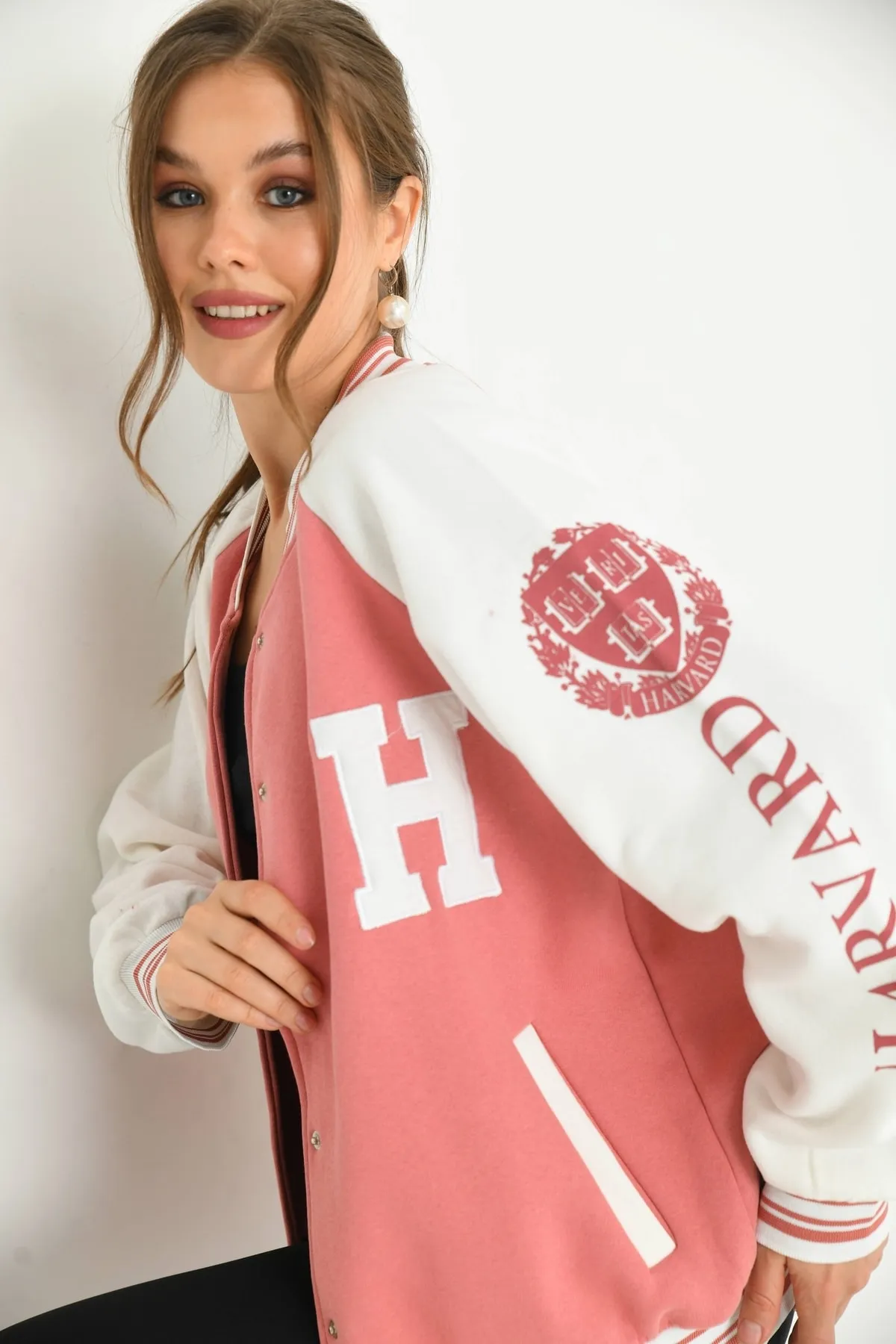 VOLT CLOTHİNG  Bedruckte Collegejacke für Unisex