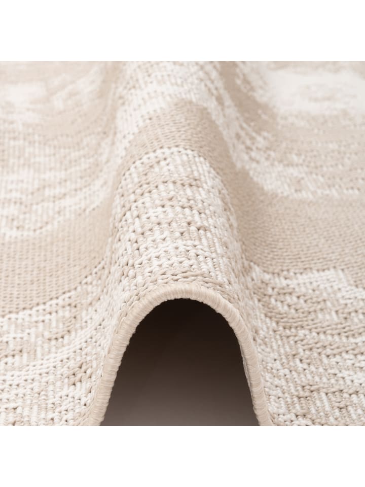 Pergamon In & Outdoor Teppich Marbella Orient Vintage in Beige günstig kaufen