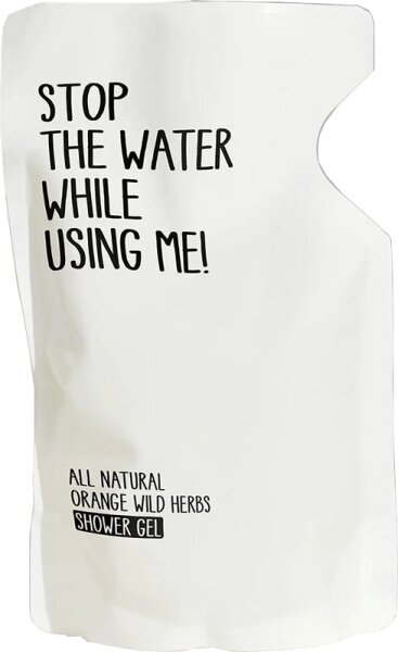 STOP THE WATER WHILE USING ME! Orange Wild Herbs Shower Gel Refillbeutel Duschgel