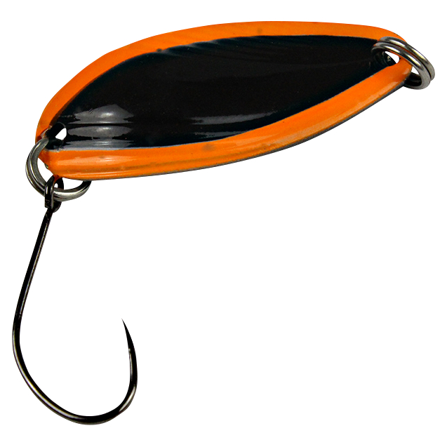 FTM Trout Spoon Break (2,2 g, Schwarz/Orange UV)