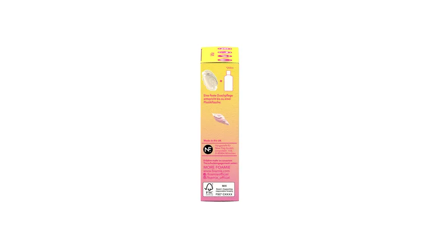 FOAMIE Feste Duschpflege Soft Sun 80 g