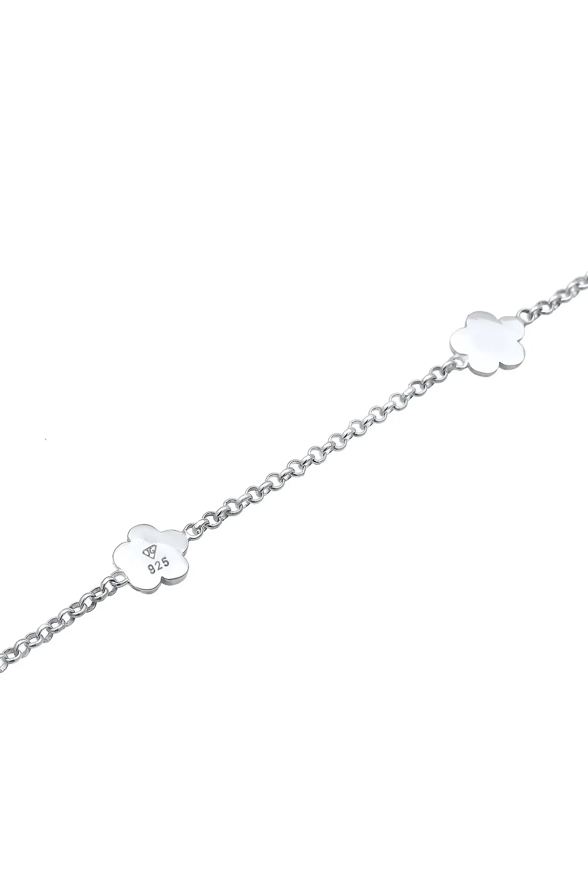 ELLI  Armband Kinder Blumen Floral Kristalle Silber