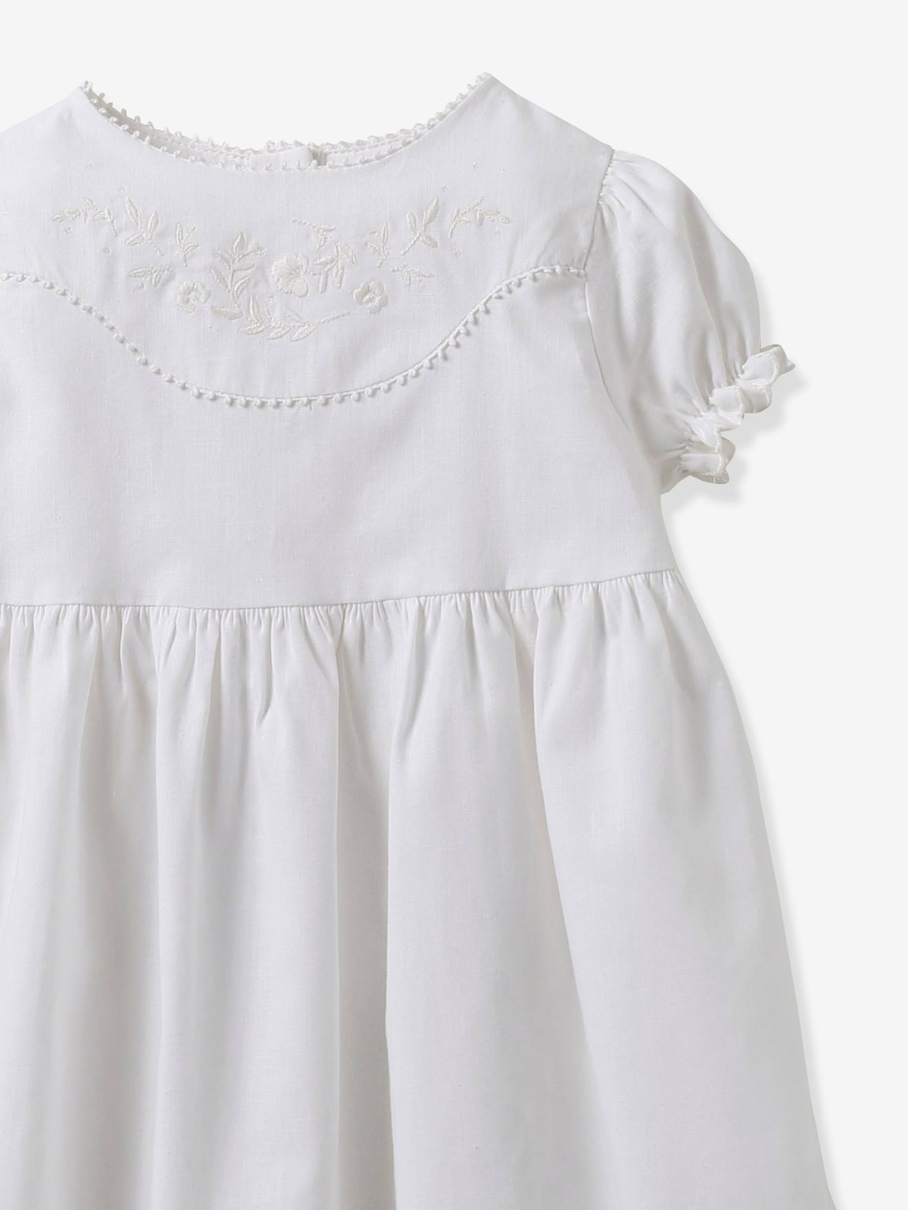 Cyrillus Mädchen Baby Festkleid CYRILLUS - weiß