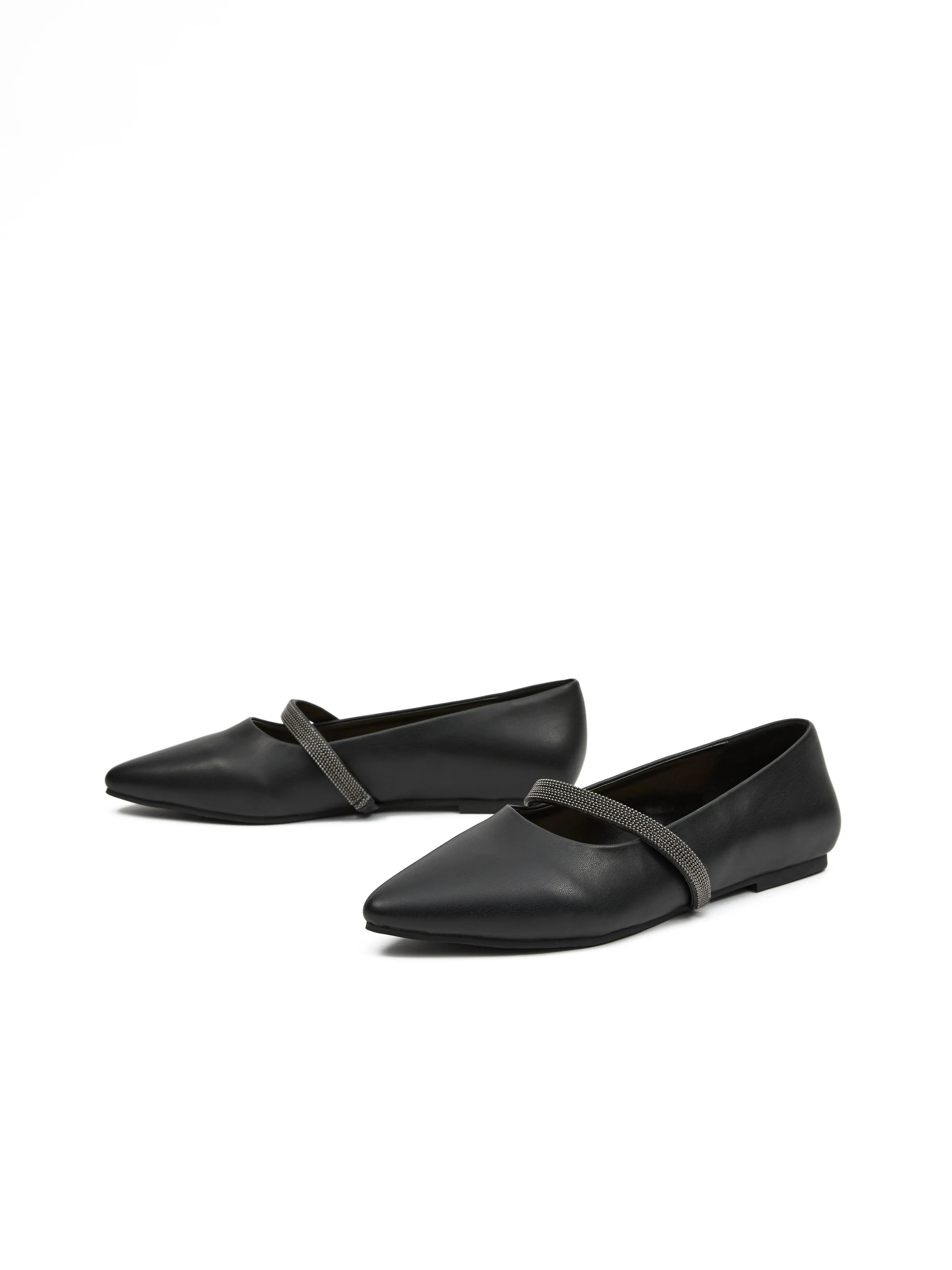 Schwarze Damen-Ballerinas ORSAY