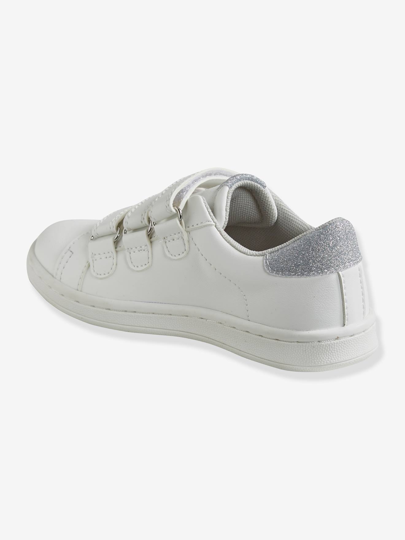 Baskets scratchées fille blanc/week-end