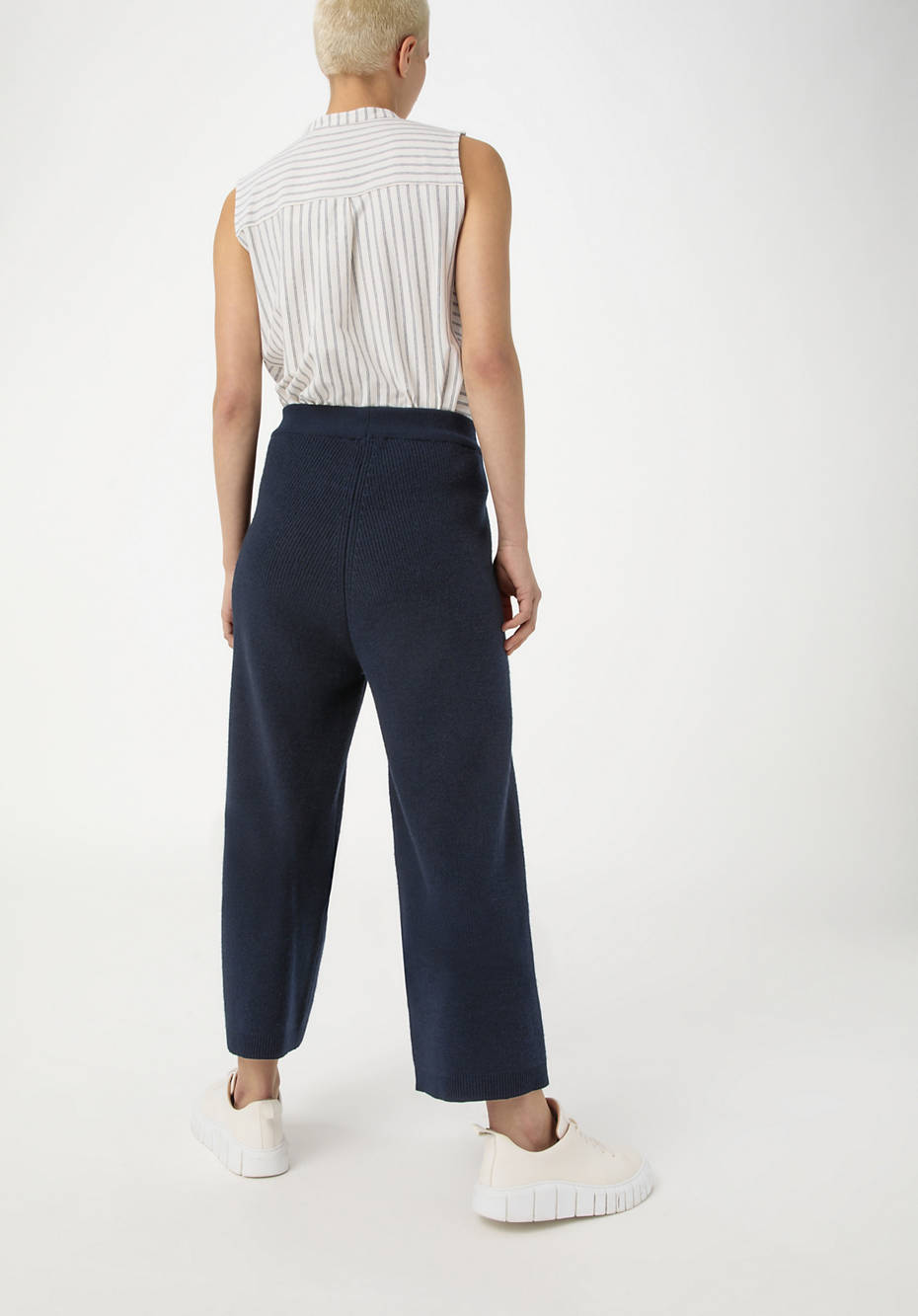 Strick-Hose aus Bio-Baumwolle und Bio-Schurwolle