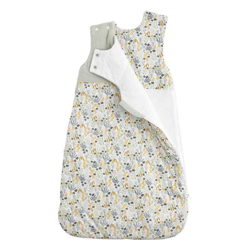 Gigoteuse ouatinée 0-6 mois motif végétal Promenons nous