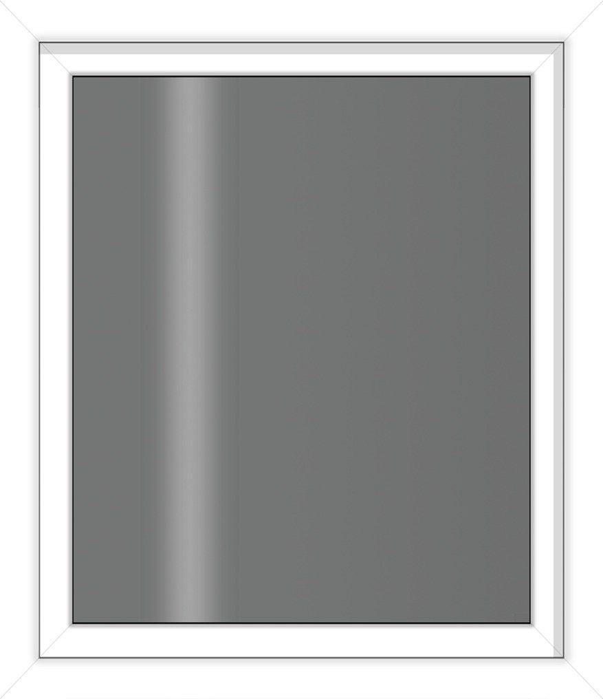 RORO Türen & Fenster Kunststofffenster, BxH: 60x75 cm, ohne Griff