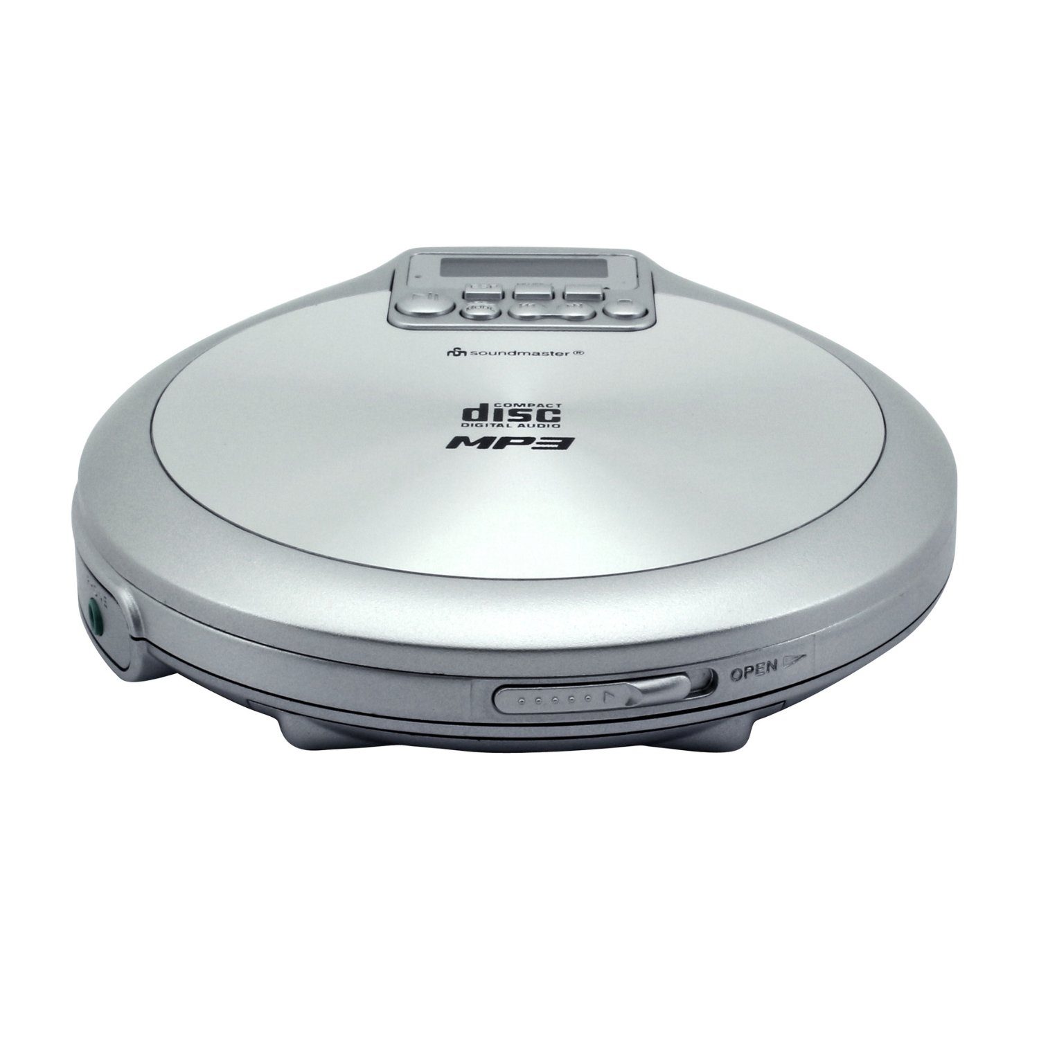 Soundmaster CD9220SI tragbarer CD MP3 Player Hörbuchfunktion Anti-Shock X-Bass CD-Player