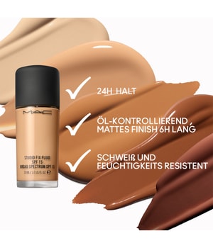 MAC Studio Fix Fluid Spf 15 Flüssige Foundation-30 ml