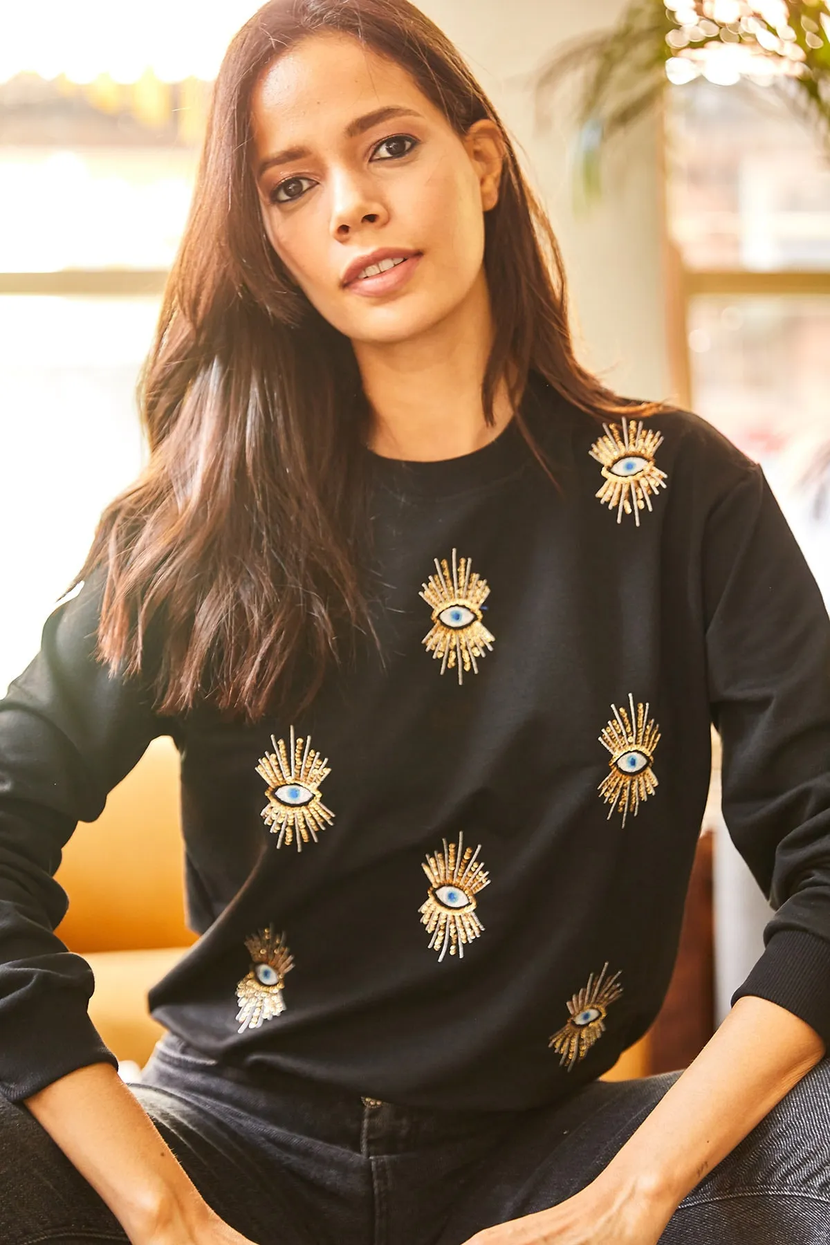 Olalook  Sweatshirt - Schwarz - Regular Fit