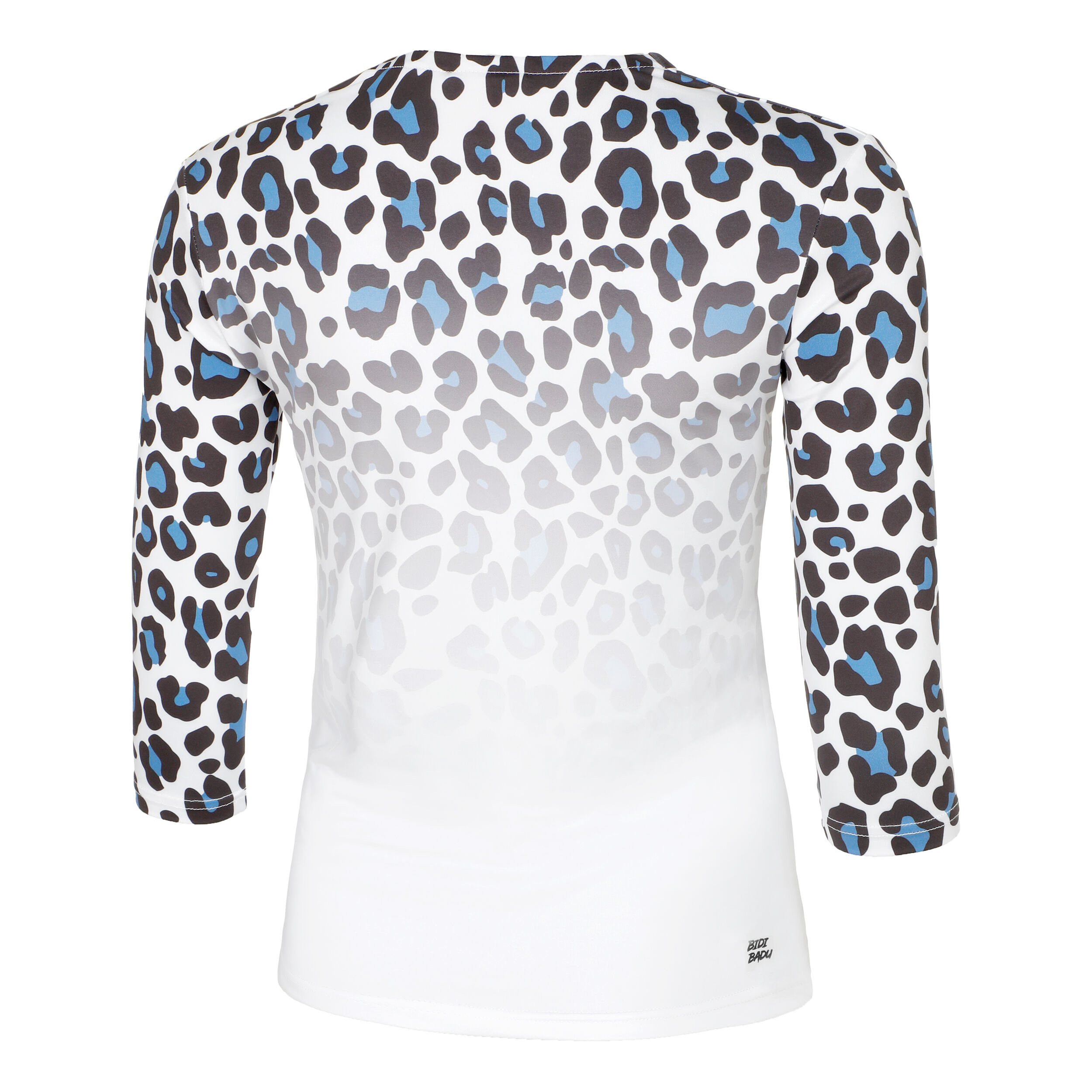 Leoparty Styles V-Neck Longsleeve Damen - Weiß, Schwarz