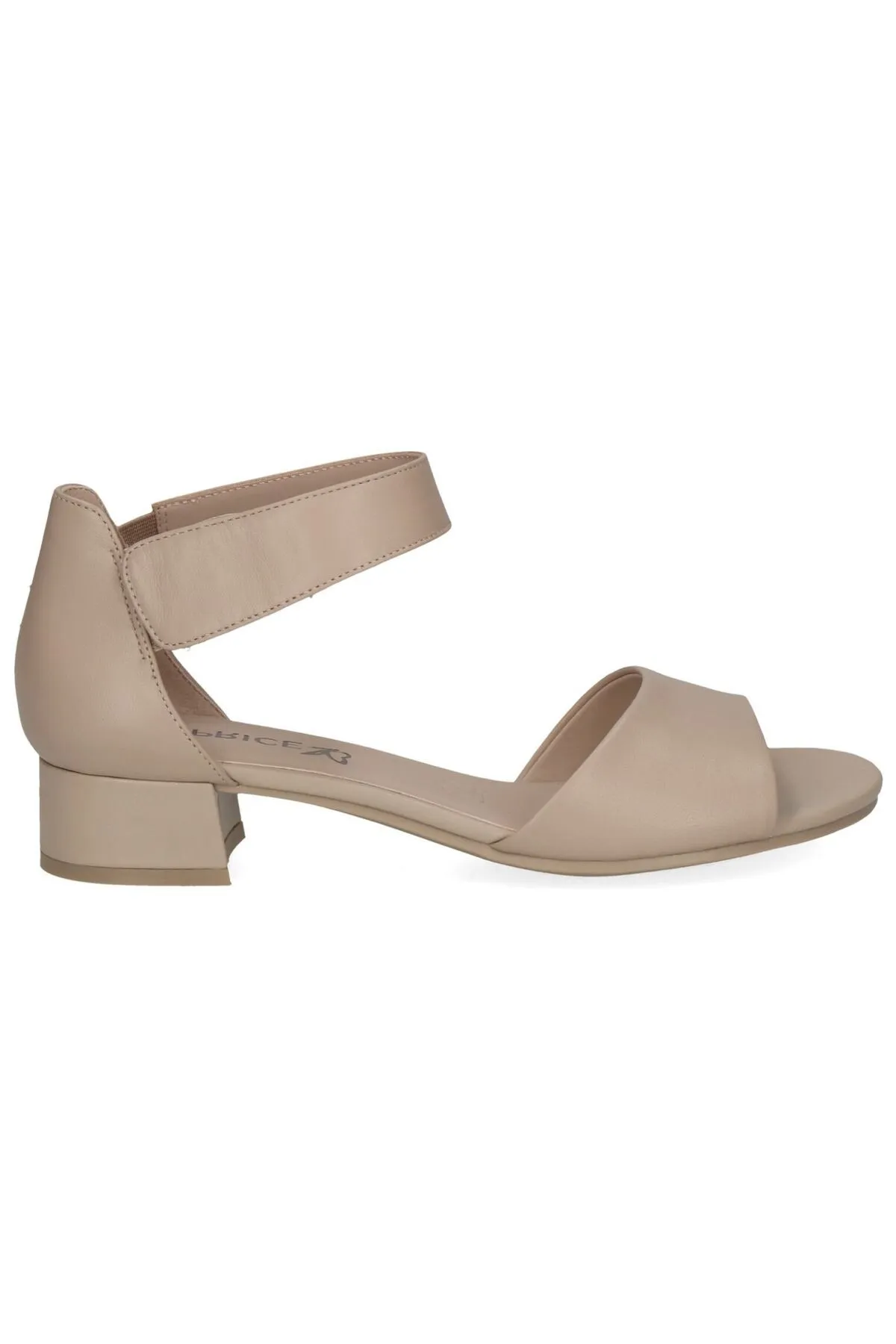 Caprice  Sandalette - Beige - Blockabsatz