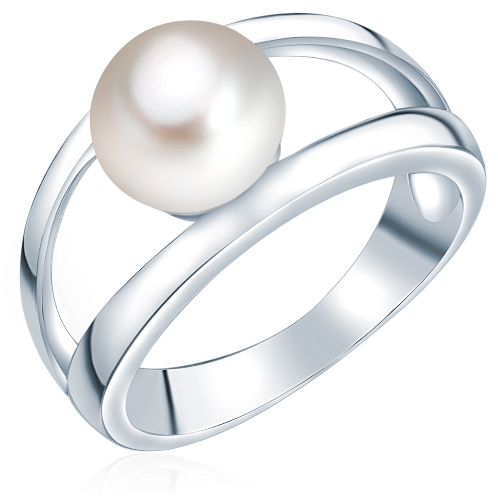 Valero Pearls Bague Argent sterling Perle de culture d'eau douce en Argent Bague
