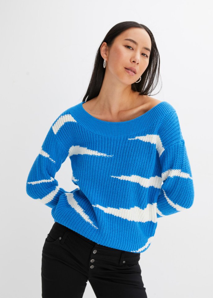 Pullover gerippt