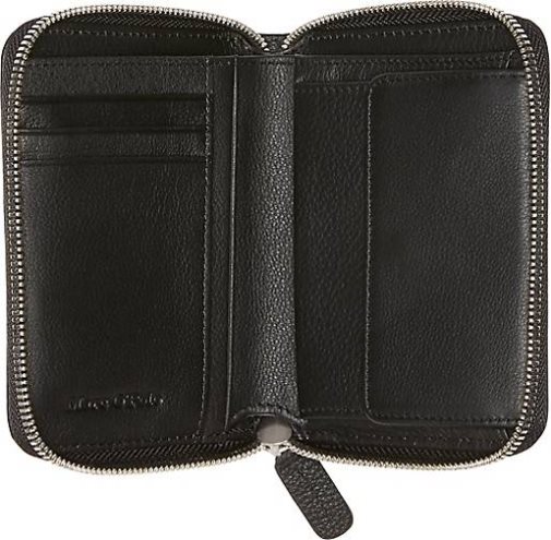 Marc O'Polo Zipper-Geldbörse aus hochwertiger Leder-Qualität