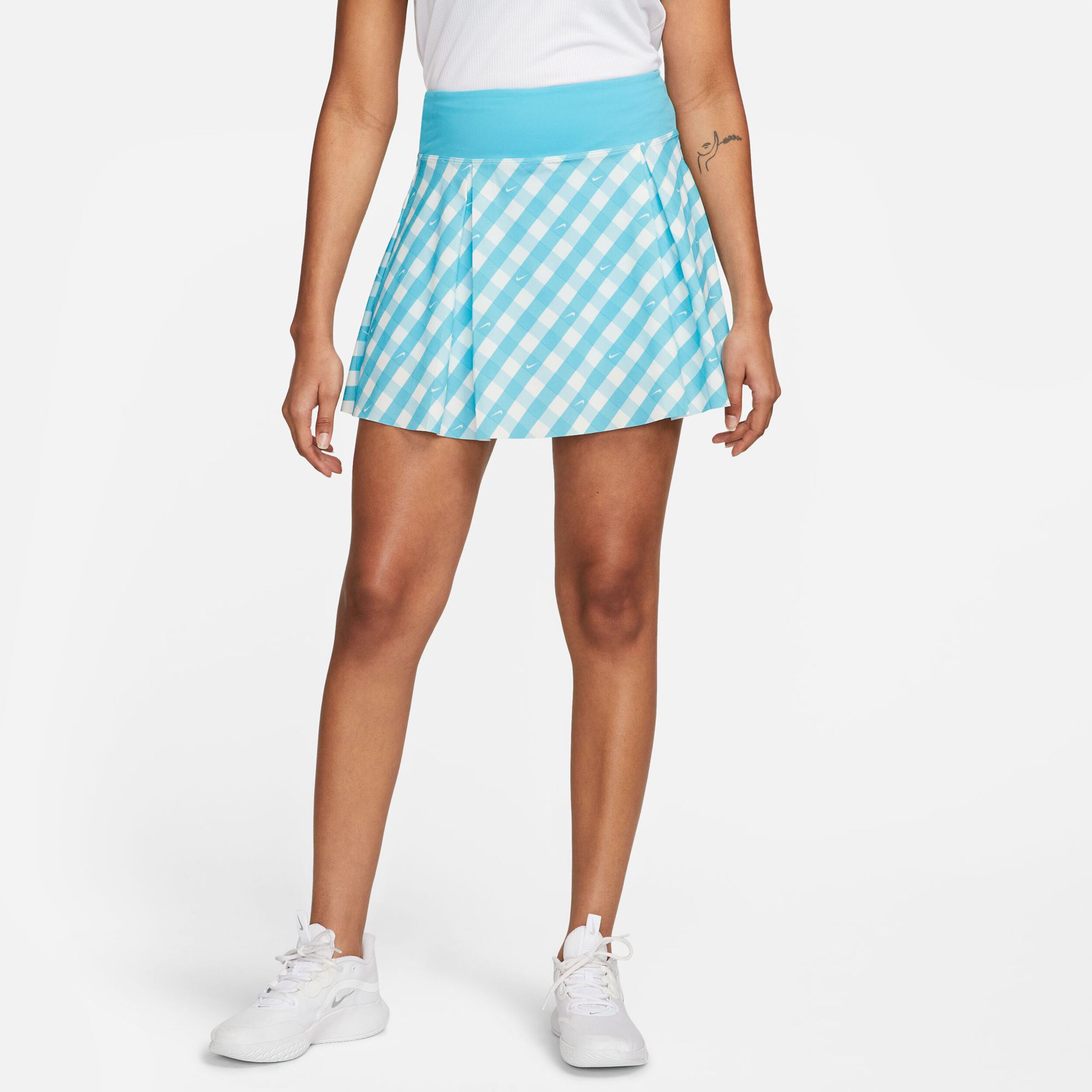 Dri-Fit Club Regular Printed Rock Damen - Hellblau, Weiß