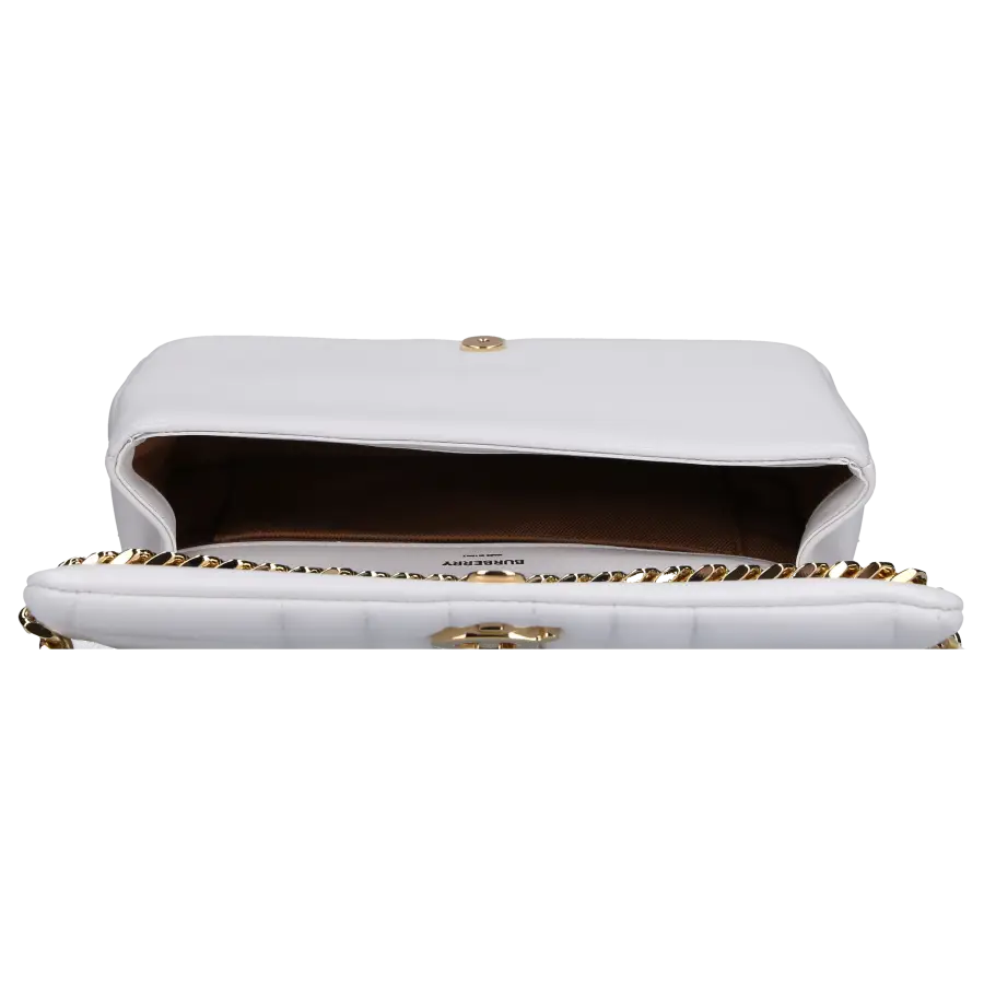 Burberry - Handtasche LOLA SMALL Kalbsleder - weiß