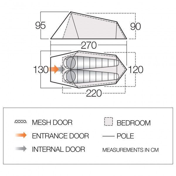 Vango - Soul 200 - 2-Personen Zelt