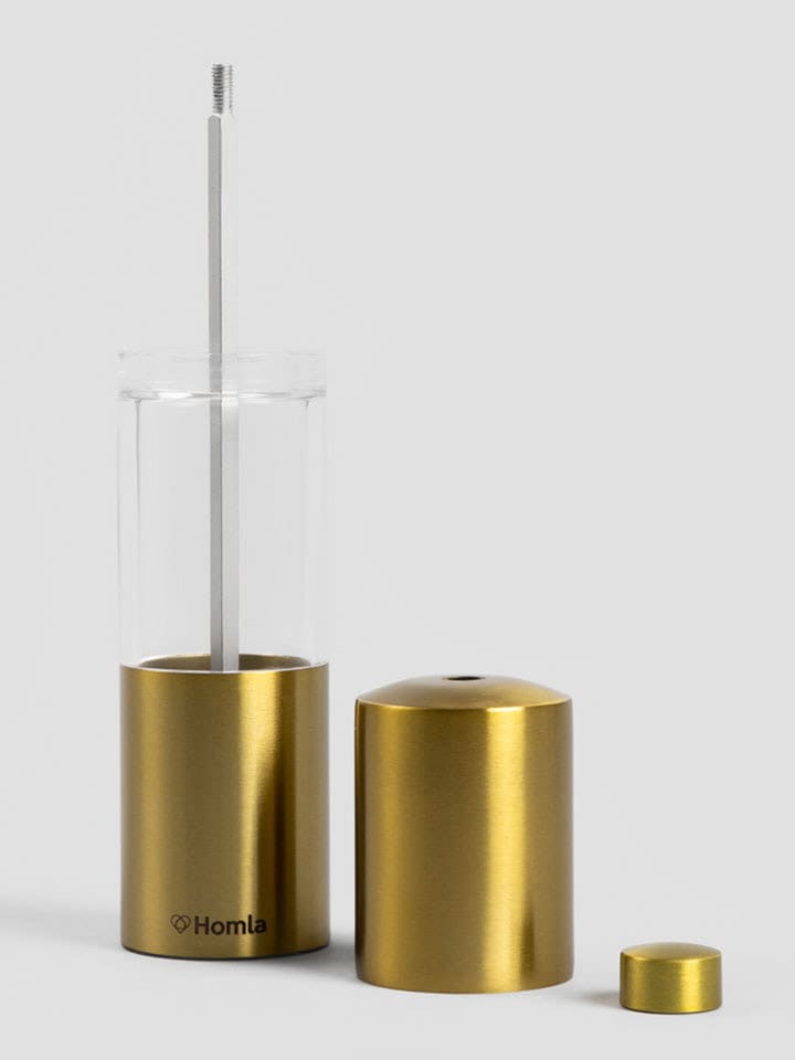 Homla Salz-/ Pfeffermühle ''Neria'' in Gold - (L)19 cm günstig kaufen onesize