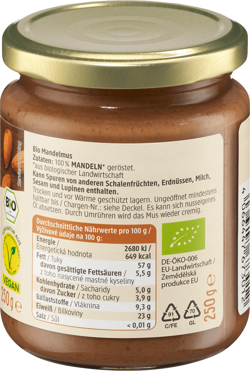 Mandelmus, braun, 250 g