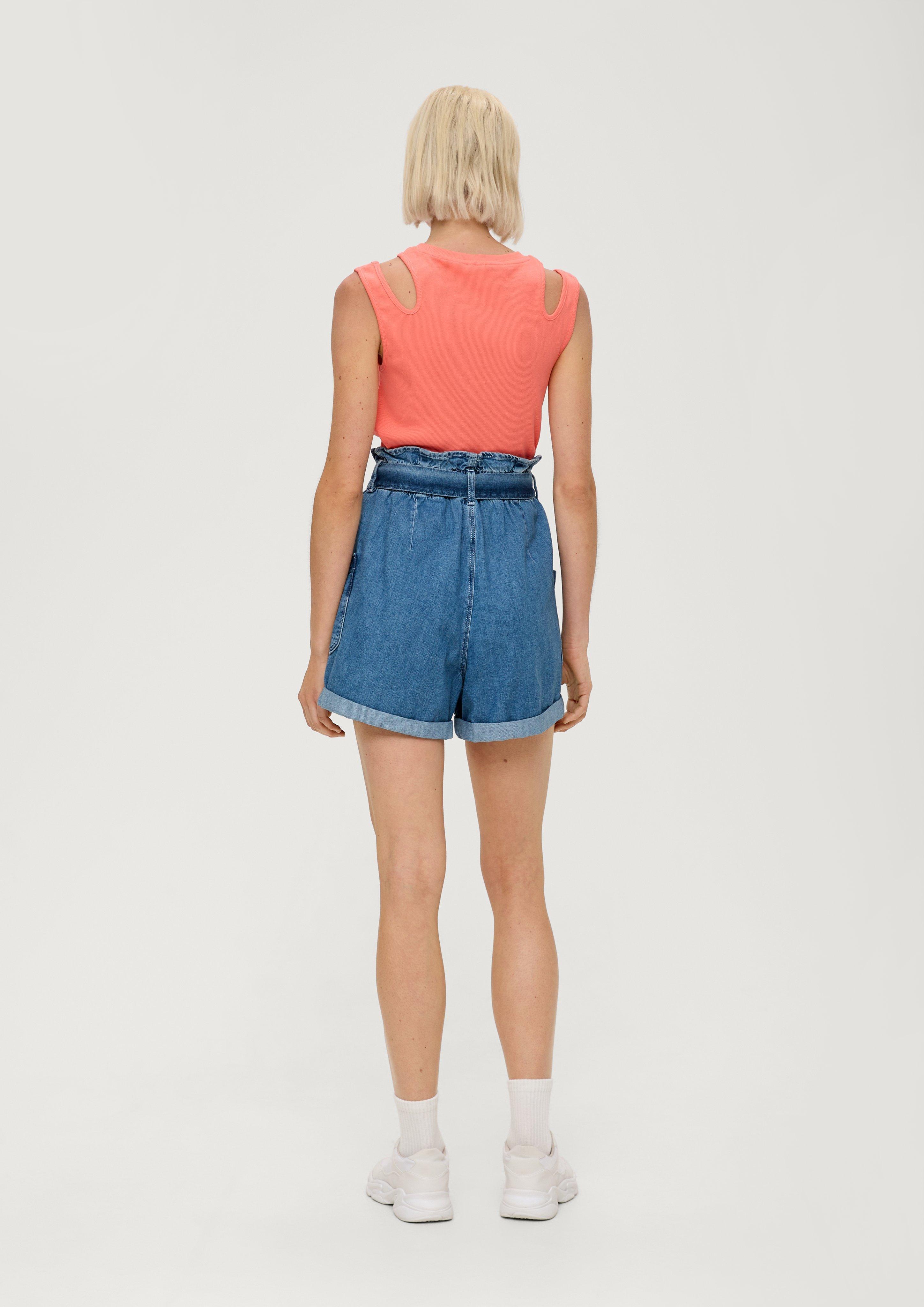 Jeans-Shorts Paper Bag / Relaxed Fit / High Rise / Semi Wide Leg  2131233-54Y2