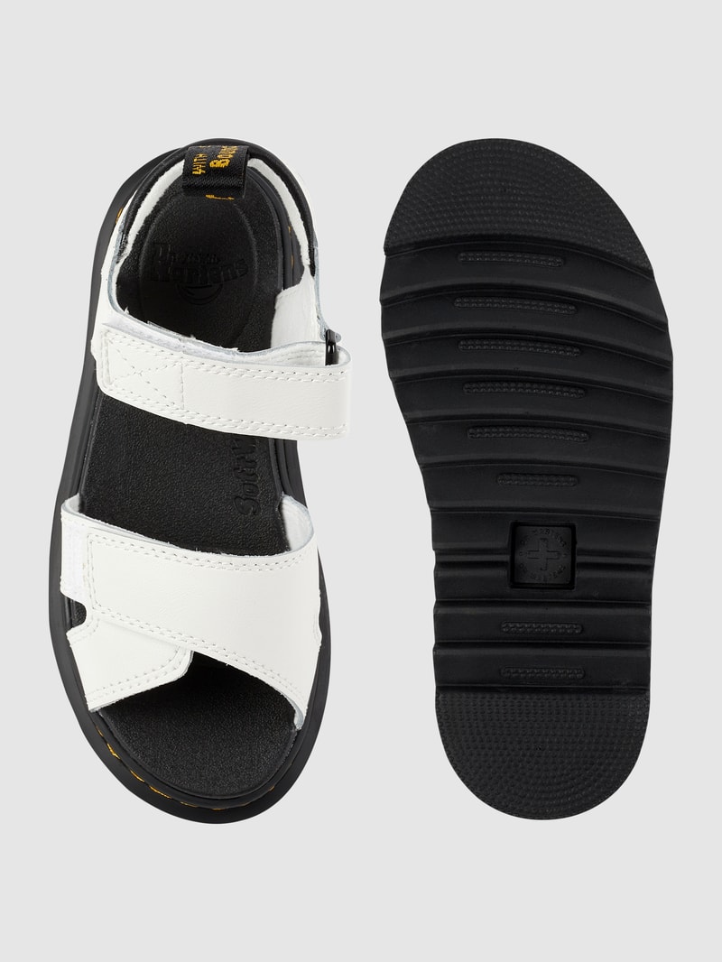 Sandalen aus Leder Modell 'Vossie' in weiß