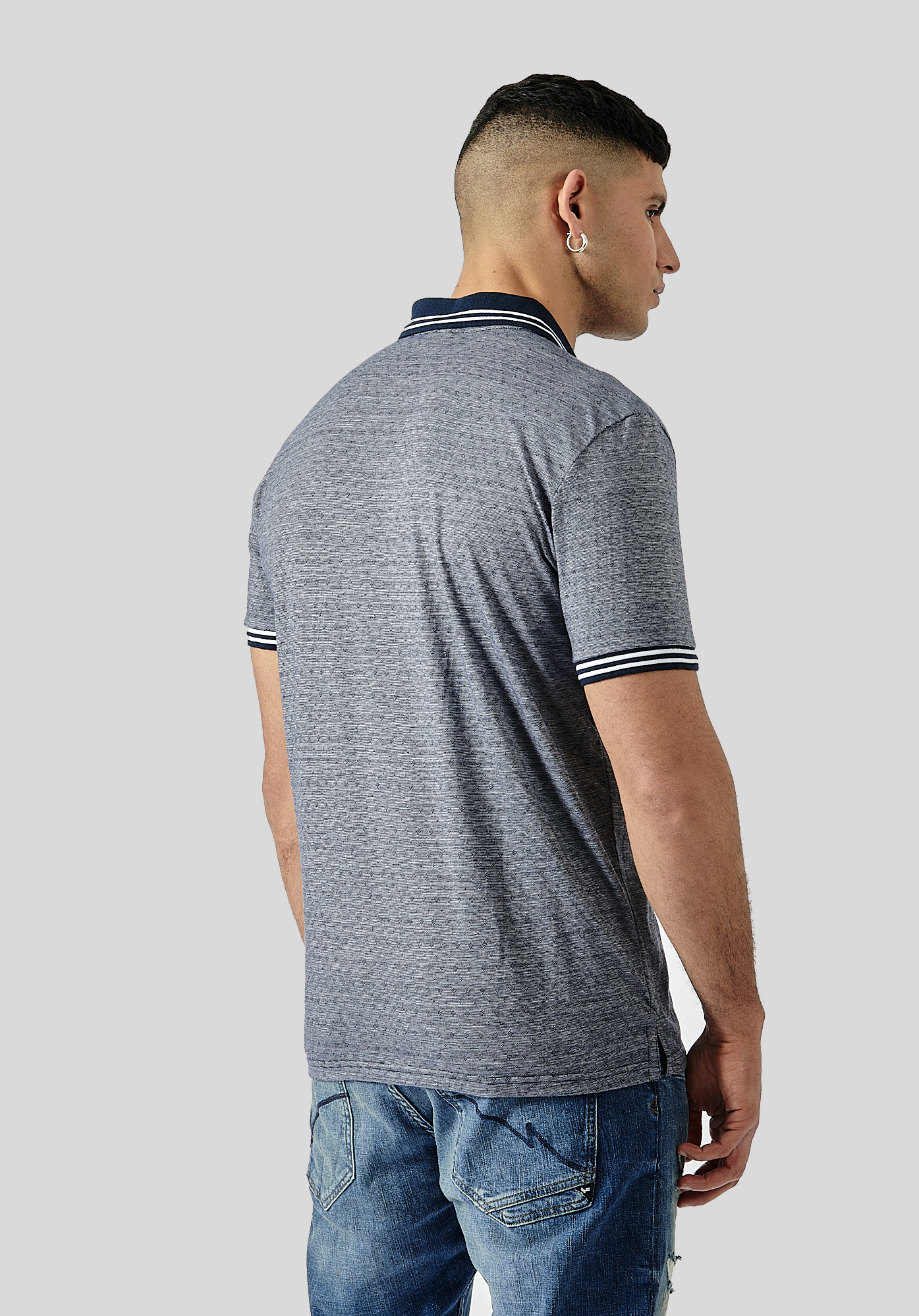 BRANN  Polo bleu marine homme