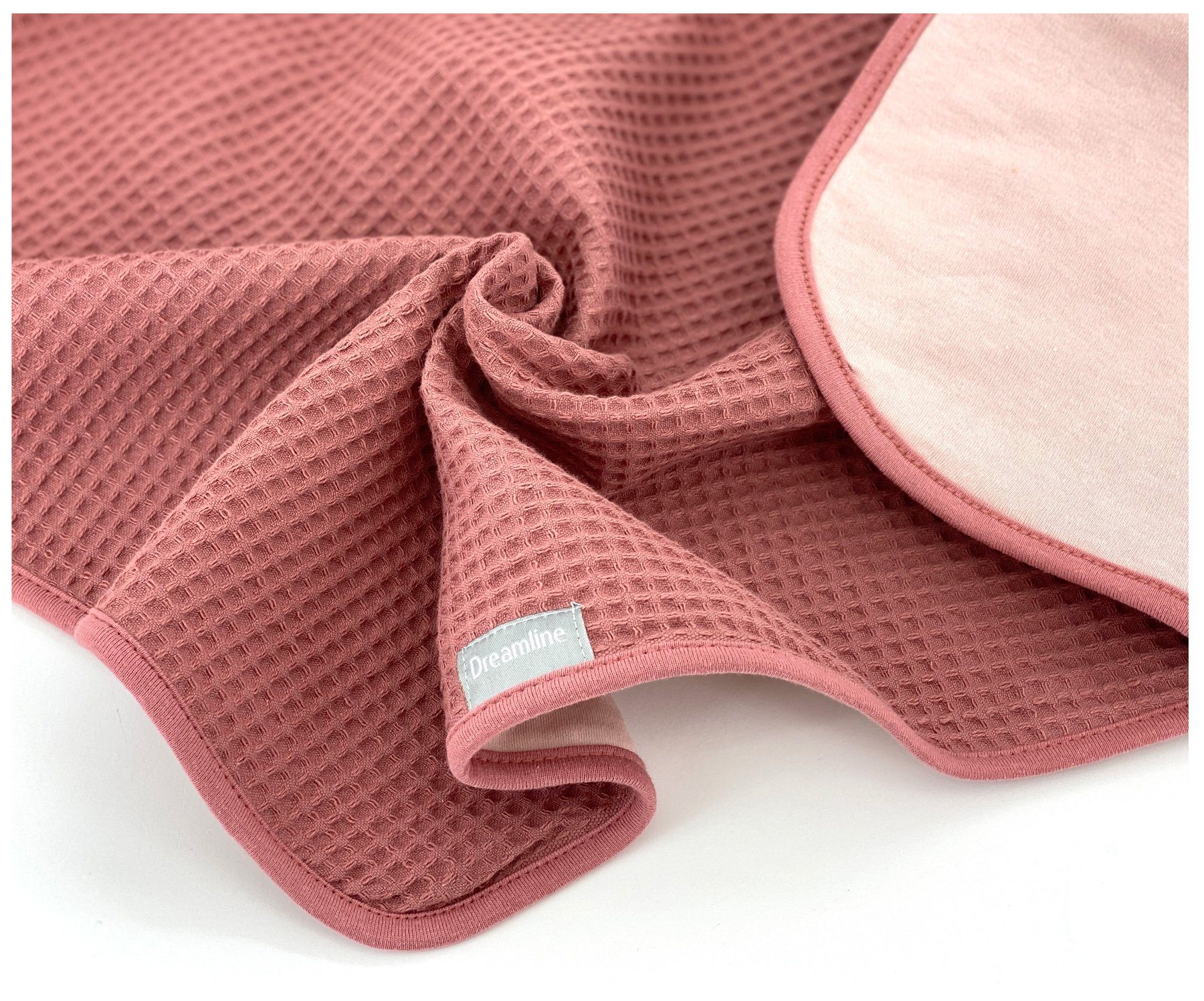 Babydecke Baby Kuscheldecke Waffelpique Jersey Decke Geburt, heimtexland, für Babybett Kinderwagen I 100% Baumwolle I schadstofffrei
