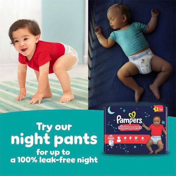 Pampers Baby-Dry Pants Size 8 Diaper pants size 8 (17 kg), 16 pieces