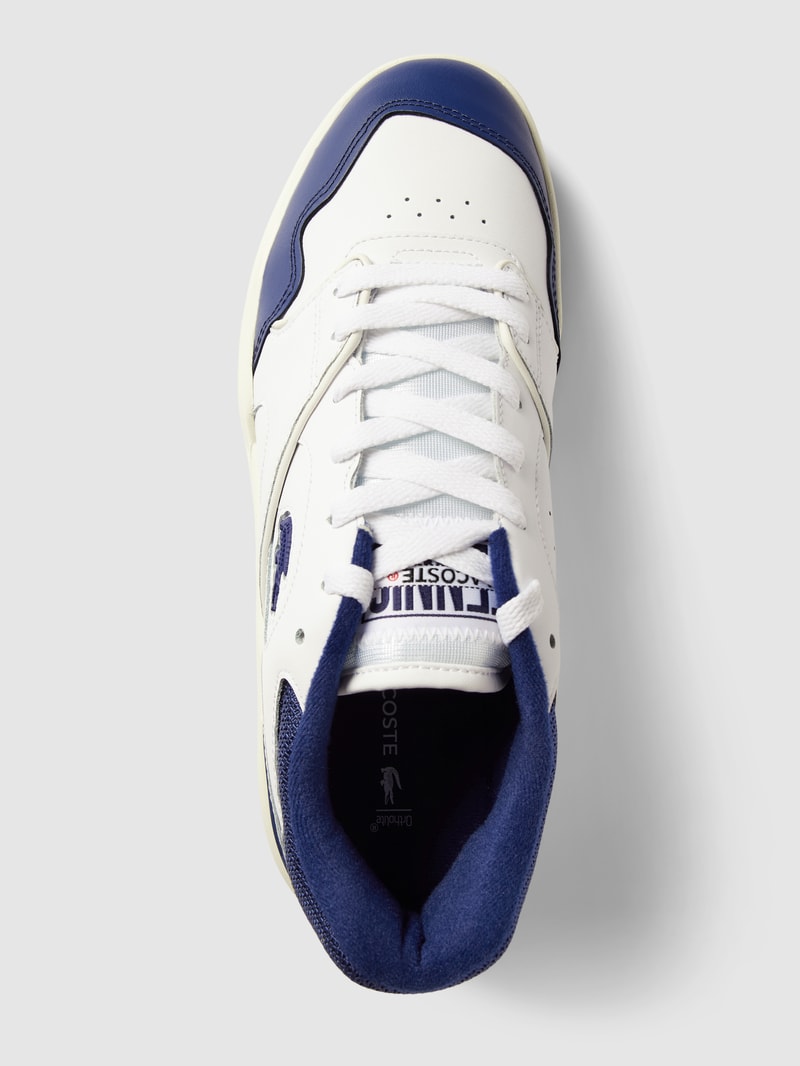 Sneaker aus echtem Leder in weiß