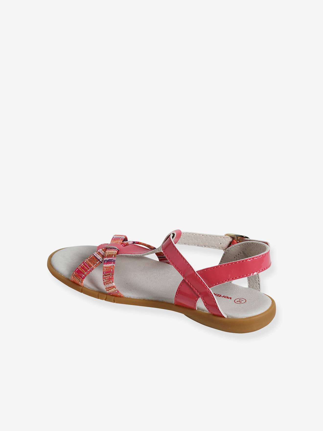 Vertbaudet Mädchen Sandalen mit Quasten - gelb