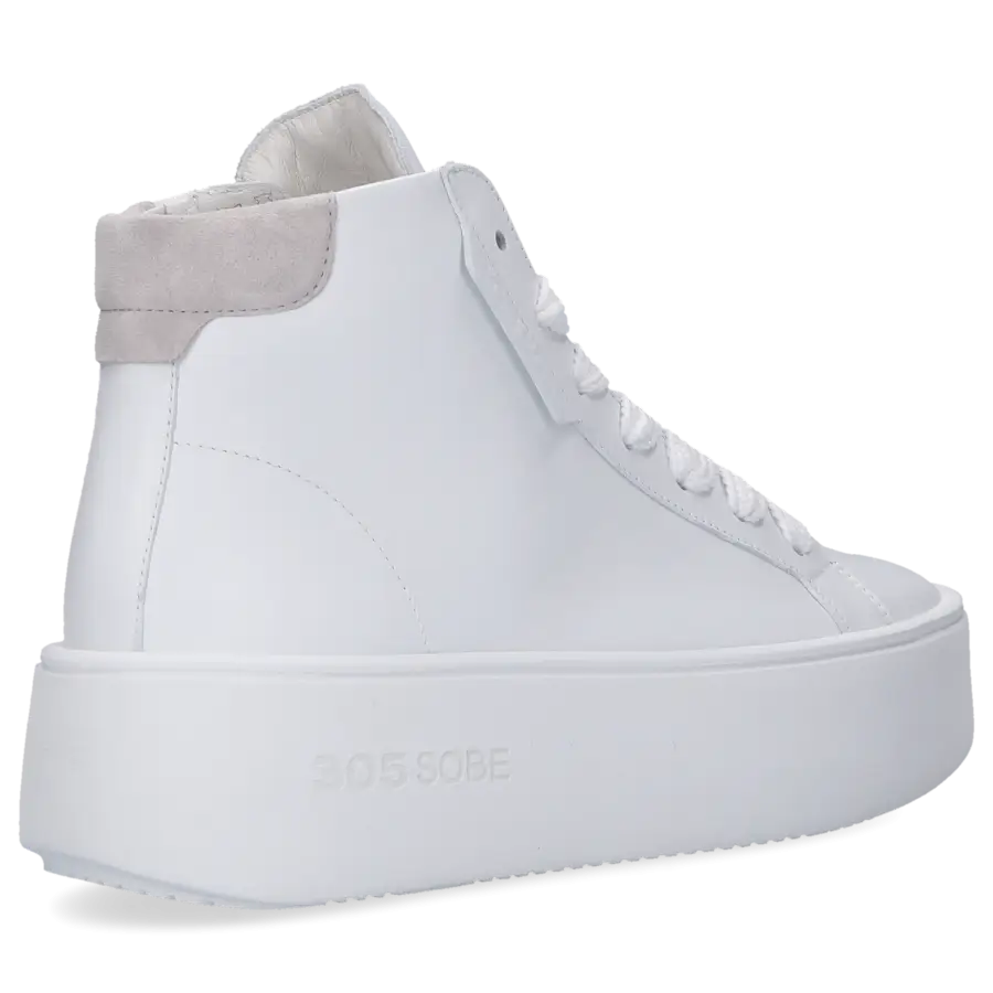 305 SOBE - Sneaker Weiß ANTONIA Kalbsleder - weiß