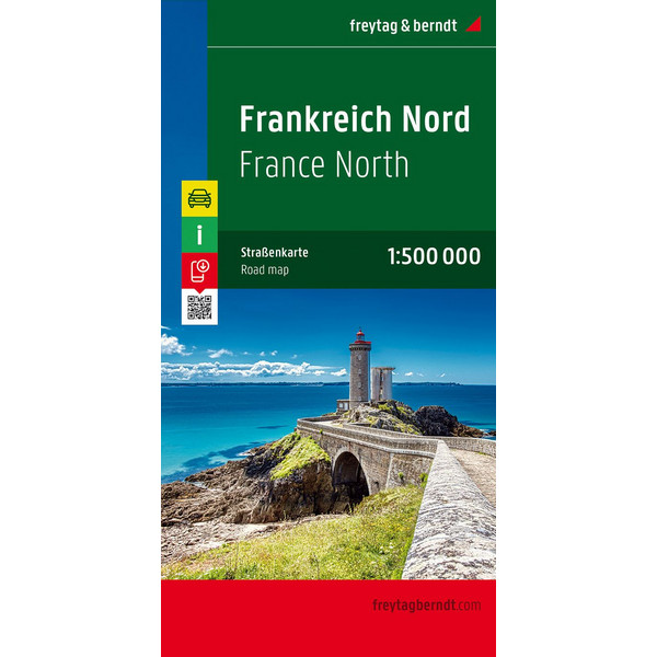 Frankreich Nord / France Nord 1 : 500 000. Autokarte - Straßenkarte