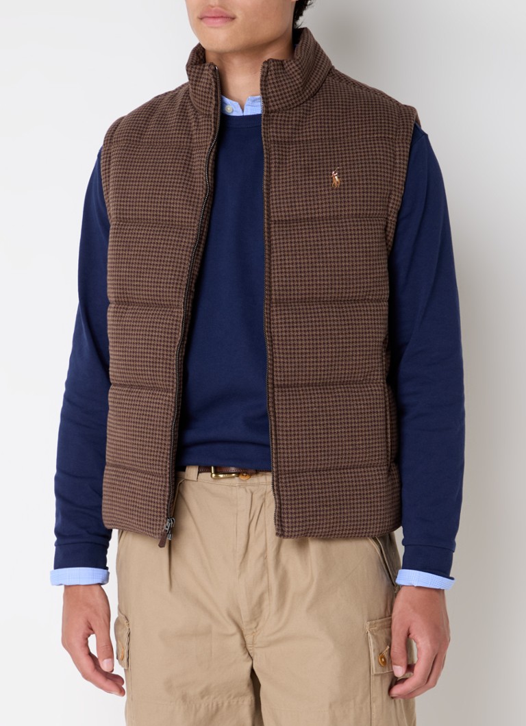 Vestă matlasată Ralph Lauren cu imprimeu picior de câine