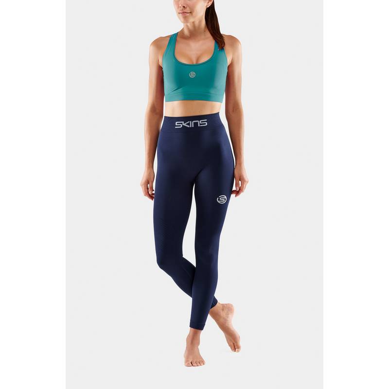Skins Seamless Long Tight Tights Damen