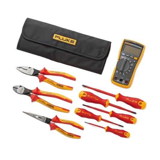 Fluke 40003857 IB117KEUR Multimeter pre elektrikárov a štartovacia sada ručného náradia