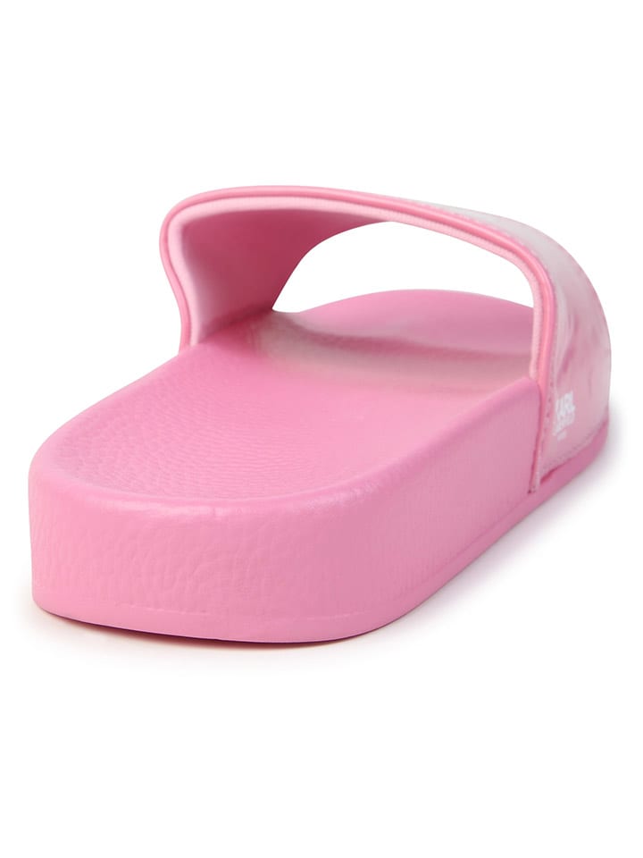 Karl Lagerfeld Kids Pantoletten  in Rosa günstig kaufen