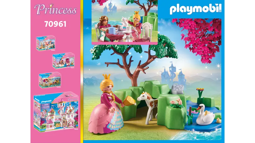 PLAYMOBIL 70961 - Princess - Prinzessinnen-Picknick mit Fohlen