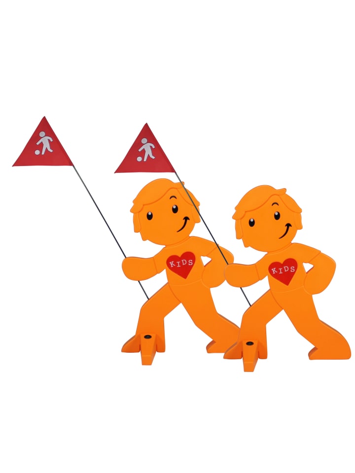 StreetBuddy StreetBuddy  Warnfigur für Kindersicherheit in Orange, 2-er Pack günstig kaufen onesize